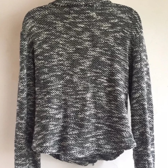 SATURDAY SUNDAY (Small) Marled Knit Moto Blazer - Picture 3 of 8